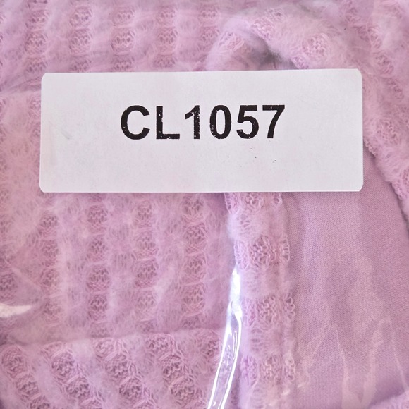 Torrid Lavender Waffle Knit Pajama Set Henley Tank Pants Plus Size 5X NWT - Picture 11 of 11